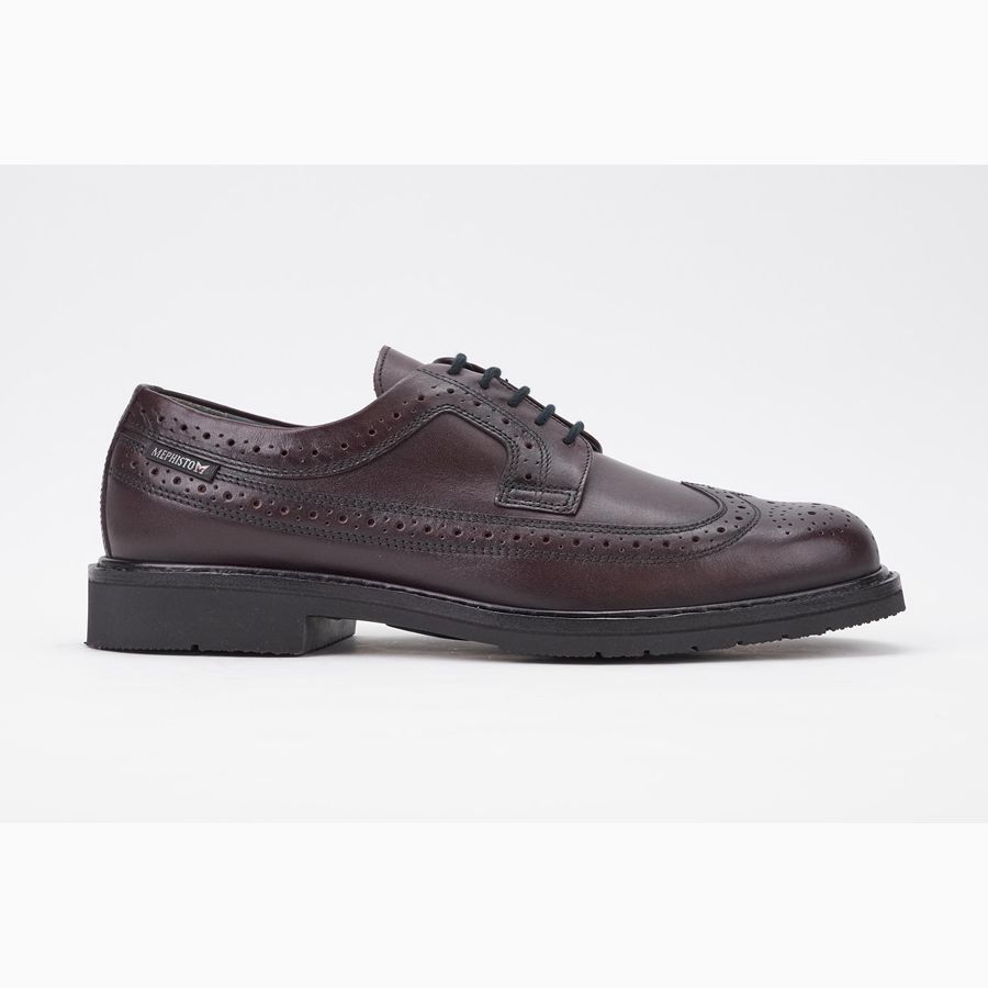 Mephisto MATTHEW Bőr Férfi Loafers - Bordó, HU-84597